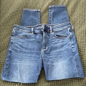 American Eagle Outfitters Women's Dark Blue Skinny Jeans